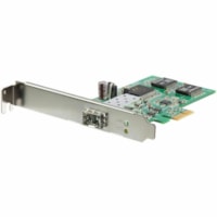 Carte Ethernet gigabitOrdinateur - 1000Base-X - SFP (mini-GBIC) - Carte Enfichable StarTech.com - PCI Express x1 - 2 Gbit/s Taux de transfert des données - 1 Port(s) - Format Low-Profile - 1000Base-X - SFP (mini-GBIC) - Carte Enfichable