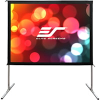 Elite Screens Yard Master 2 OMS120H2 120" Projection Screen - Front Projection - 16:9 - CineWhite - 59" Height x 104.7" Width - Floor Mount