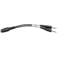 Câble audio P318-06N-FMM 6 po (152,40 mm) Mini Jack Tripp Lite series - 6 po (152,40 mm) Mini Jack Câble audio pour Appareil Audio, Casque, Microphone - Diviseur de Câble - Noir