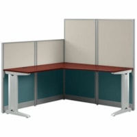 Bush Business Furniture Office in an Hour Workstation - Finish: Hansen Cherry