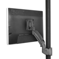 Chief KONTOUR K1P110B Pole Mount for Flat Panel Display - Black  - Height Adjustable - 1 Display(s) Supported - 10" (254 mm) to 30" (762 mm) Screen Support - 24.91 lb (11300 g) Load Capacity - 75 x 75, 100 x 100 - VESA Mount Compatible - Aluminum