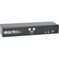 Boîtier de commutation KVM B004-DUA2-HR-K Tripp Lite by Eaton - 2 Ordinateur(s) - 1 Utilisateur(s) local - WQUXGA - 2560 x 1600 - 6 x USB - 3 x DVI - Bureau