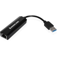 IOGEAR USB 3.0 GigaLinq - Gigabit Ethernet Adapter over USB - USB 3.0 - 1 Port(s) - 1 x Network (RJ-45) - Twisted Pair - 10/100/1000Base-T - Desktop