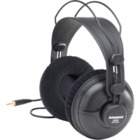 Samson SR950 - Professional Studio Reference Headphones - Stereo - Mini-phone (3.5mm) - Wired - 32 Ohm - 10 Hz to 25 kHz - Gold Plated Connector - Over-the-head - Binaural - Circumaural - 1