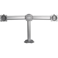 Chief KONTOUR K3G310S Desk Mount for Flat Panel Display - Silver - Height Adjustable - 27" (685.80 mm) to 30" (762 mm) Screen Support - 45 lb (20411.66 g) Load Capacity - 75 x 75, 100 x 100 - VESA Mount Compatible