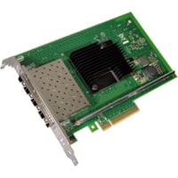 Intel Ethernet Converged Network Adapter X710-DA4 - PCI Express 3.0 x8 - 10 Gbit/s Data Transfer Rate - Intel XL710-BM1 - 4 Port(s) - Optical Fiber - Full Height Bracket Height - Retail - 10GBase-LR, 10GBase-SR, 1000Base-SX - SFP+ - Plug-in Card