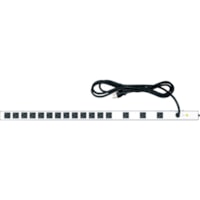 Middle Atlantic Essex Power Strip, 16 Outlet - NEMA 5-15P - 16 x NEMA 5-15R - 9 ft Cord - 15 A Current - 120 V AC Voltage - Rack-mountable