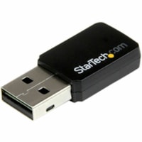 StarTech.com USB 2.0 AC600 Mini Dual Band Wireless-AC Network Adapter - 1T1R 802.11ac WiFi Adapter - Add dual-band Wireless-AC connectivity to a desktop or laptop computer through USB 2.0 - USB 2.0 AC600 Mini Dual Band Wireless-AC Network Adapter - 1T1R 802.11ac WiFi Adapter - 2.4GHz / 5GHz USB Wire