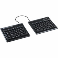 Clavier Freestyle2 - Sans fil Connectivité - Anglais - QWERTY Disposition Kinesis - Sans fil Connectivité - Bluetooth - 30 pi (9144 mm) - Mac OS X 10.4 Tiger, Windows, iOS - Anglais - QWERTY Disposition - iMac, MacBook, iPad, iPhone - PC, Mac - Membrane/Dôme de caoutchouc Pavé N