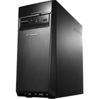 Lenovo H50-50 90B7003NUS Desktop Computer - Intel Pentium G3250 - 4 GB - 1 TB HDD - Tower - Black, Gray - Intel H81 Chip - Windows 7 Professional - Intel HD Graphics - DVD-Writer - IEEE 802.11b/g/n