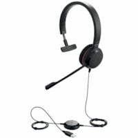 Jabra Evolve 20 Microsoft Lync Mono - Mono - USB - Wired - Over-the-head - Monaural - Supra-aural - Noise Cancelling Microphone - Noise Canceling