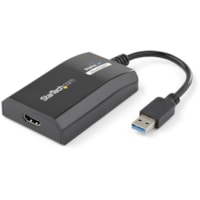 StarTech.com USB 3.0 to HDMI Adapter, DisplayLink Certified, 1920x1200, USB-A to HDMI Display Adapter, External Graphics Card for Mac/PC - USB 3.0 to HDMI adapter supports 1080p/5ch audio - USB to HDMI adapter to connect your USB Type-A computer/laptop to an HDMI monitor/projector - USB external vid