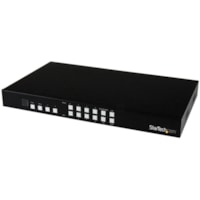 StarTech.com 4x4 HDMI Matrix Switch with Picture-and-Picture Multiviewer or Video Wall - Share and switch four distinct HDMI audio/video sources between four HDMI displays, with optional Picture-and-Picture - HDMI Switch - HDMI Matrix Switch - HDMI Switcher - 4 way HDMI Splitter - HDMI Matrix with P