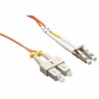 Axiom LC/SC Multimode Duplex OM2 50/125 Fiber Optic Cable 8m - 26.2 ft Fiber Optic Network Cable for Network Device - First End: 2 x LC Network - Second End: 2 x SC Network - 50/125 µm - Orange