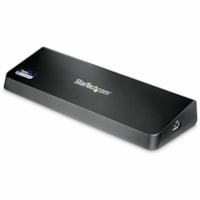 Station d'accueil USB 3.0 pour Notebook - Capacité de chargement - Noir StarTech.com - pour Notebook - Capacité de chargement - USB 3.0 - 2 Écrans supportées - 3840 x 2160, 2560 x 1440, 2048 x 1152 - 4 x Ports USB - 4 xUSB 3.0 - USB Type-A - Réseasu (RJ-45) - HDMI - Displ