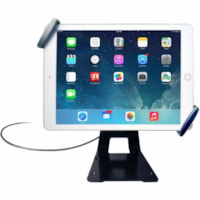 CTA Digital Universal Anti-Theft Security Grip Holder with Stand for Tablets - Black