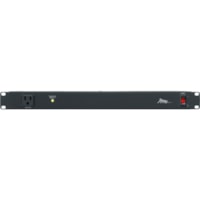 Middle Atlantic Essex Series Horizontal Rack Mounted Power Distribution Unit - Horizontal Rack PDU - 9 Outlet - NEMA 5-15P - 9 x AC Power - 9 ft Cord - 15 A Current - 120 V AC Voltage - Rack-mountable - Black