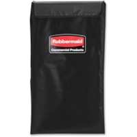 Rubbermaid Commercial X-Cart 4-bushel Replacement Bag - 220 lb (99790.32 g) Capacity - 22.40" (568.96 mm) Width x 15.30" (388.62 mm) Length - Black - Vinyl - Trash Compactor - 2 / Carton