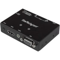 StarTech.com 2x1 VGA + HDMI to VGA Converter Switch w/ Priority Switching - 1080p - Share a VGA monitor/projector between a VGA and HDMI audio/video source, with priority switching - HDMI to VGA - VGA Switch - HDMI to VGA Switch Box - VGA Converter Switch box with HDMI - HDMI to VGA Selector - HDMI 