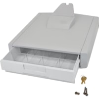 Ergotron SV Primary Storage Drawer, Single - Gray, White