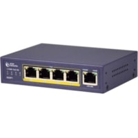 Commutateur Ethernet SG4P1 5 Ports - Gigabit Ethernet - 10/100/1000Base-T Amer - 5 Ports - Gigabit Ethernet - 10/100/1000Base-T - 2 Couche supportée - Paire torsadée - Bureau, Fixation au mur, Sous table - 3 Année Garantie limitée