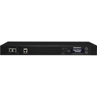 CyberPower PDU20SWHVT10ATNET Switched ATS PDU 200-240V 20A 1U 10-Outlets (2) L6-20P - Switched - NEMA L6-20P - 8 x IEC 60320 C13, 2 x IEC 60320 C19 - 230 V AC - 10 ft Cord Length - 1U - Rack-mountable