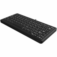 TG3 CK82S Keyboard - Cable Connectivity - USB Interface - 82 Key(s) - QWERTY Layout - TouchPad - Black