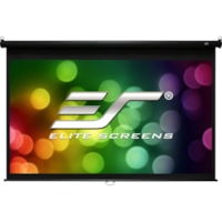 Écran de projection Manual M120X 120po Manuel Elite Screens - Projection avant - 16:10 - MaxWhite - hauteur de 63.6po x largeur de 101.8po - Montage au mur/plafond