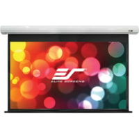 Elite Screens Saker SK100XHW-E24 100" Electric Projection Screen - Front Projection - 16:9 - MaxWhite - 49" Height x 87" Width - Wall/Ceiling Mount