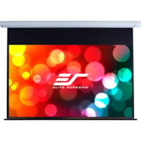 Écran de projection Saker SK135XHW-E18 135po Électrique Elite Screens - Projection avant - 16:9 - MaxWhite - hauteur de 66.2po x largeur de 117.7po - Montage au mur/plafond