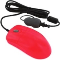 Souris Clean Storm STM042RED - USB - Optique - 2 Bouton(s) - Rouge Seal Shield - Optique - Câble - Rouge - USB - 1000 dpi - Roulettes avec frein - 2 Bouton(s)