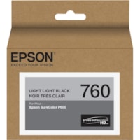 Epson UltraChrome HD T760 Original Ink Cartridge - Inkjet - Light Black - 1 Each