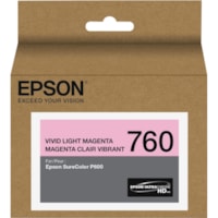 Epson UltraChrome HD T760 Original Ink Cartridge - Inkjet - Vivid Light Magenta - 1 Each