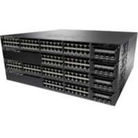 Cisco Catalyst 3650-48F Layer 3 Switch - 48 Ports - Manageable - 10/100/1000Base-T - Refurbished - 4 Layer Supported - 1U - Rack-mountable, Desktop - Lifetime Limited Warranty