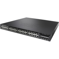 Cisco Catalyst WS-3650-48TS Layer 3 Switch - 48 Ports - Manageable - Gigabit Ethernet - 10/100/1000Base-T, 1000Base-X - Refurbished - 3 Layer Supported - 4 SFP Slots - Twisted Pair, Optical Fiber - 1U - Rack-mountable, Desktop