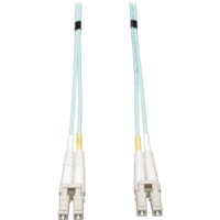 Tripp Lite series 0.5M (20-in.) Duplex Multimode 50/125 Aqua OM3 Fiber Patch Cable, LC/LC - 1.7 ft (0.52 m) Fiber Optic Network Cable for Network Device - First End: 2 x LC Network - Male - Second End: 2 x LC Network - Male - Patch Cable - LSZH - 50/125 µm - Aqua