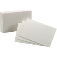 Fiches Esselte - largeur de l'intercalaire 6 po (152,40 mm) - Divider Blanc - Recyclé - 100 / emballage