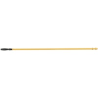 Manche à vadrouille HYGEN Rubbermaid - 58 po (1473,20 mm) Longueur x 1,60 po (40,64 mm) Diamètre - Jaune - Aluminium - 6 / emballage