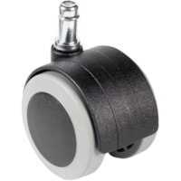 Global Casters - 2.50" (63.50 mm) Diameter - Urethane - Black, Gray - 5 / Set