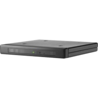 HP DVD-Writer - External - Jack Black - DVD-RAM/±R/±RW Support - 24x CD Read - 8x DVD Read - Double-layer Media Supported - USB 3.0