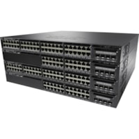 Cisco Catalyst 3650-48P Layer 3 Switch - 48 Ports - Manageable - 10/100/1000Base-T - Refurbished - 4 Layer Supported - 1U - Rack-mountable, Desktop - Lifetime Limited Warranty