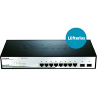 Commutateur Ethernet WebSmart DGS-1210 DGS-1210-10 8 Ports Gérable - Gigabit Ethernet - 10/100/1000Base-T, 1000Base-X D-Link - 8 Ports - Gérable - Gigabit Ethernet - 10/100/1000Base-T, 1000Base-X - 3 Couche supportée - 2 Emplacements SFP - Paire torsadée, Fibre Optique - 