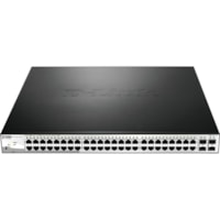 Commutateur Ethernet DGS-1210 DGS-1210-52MP 52 Ports Gérable - Gigabit Ethernet - 10/100/1000Base-T, 1000Base-X D-Link - 52 Ports - Gérable - Gigabit Ethernet - 10/100/1000Base-T, 1000Base-X - 3 Couche supportée - Modulaire - 4 Emplacements SFP - 48,90 W Consommation d'én