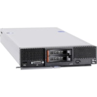 Lenovo Flex System x240 8737E4U Blade Server - 2 Xeon E5-2680 v2 2.80 GHz - 128 GB RAM - Intel C600 Chip - 2 Processor Support - DDR3 SDRAM - G200eR2 Up to 16 MB Graphic Card - 10 Gigabit Ethernet - 2 x SFF Bay(s)