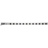 Tripp Lite by Eaton 12-outlet 36-in. Vertical Power Strip with 6-ft. Cord - NEMA 5-15P - 12 x NEMA 5-15R - 6 ft (1.83 m) Cord - 15 A Current - 120 V AC Voltage - 1.80 kW - Rack-mountable