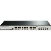 Commutateur Ethernet DGS-1510 DGS-1510-28XMP 24 Ports Gérable - Gigabit Ethernet, 10 Gigabit Ethernet - 10/100/1000Base-T, 10GBase-X D-Link - 24 Ports - Gérable - Gigabit Ethernet, 10 Gigabit Ethernet - 10/100/1000Base-T, 10GBase-X - 3 Couche supportée - Paire torsadée, F