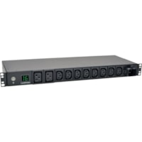 Tripp Lite by Eaton Metered PDUMH16HV 10-Outlets PDU - IEC 60309 16A Blue (2P+E) - 2 x IEC 60320 C19, 8 x IEC 60320 C13 - 230 V AC - 3.84 kW - 1U/2U - Horizontal - Rack-mountable 