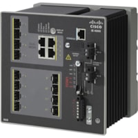 Cisco IE-4000-8GS4G-E Ethernet Switch - 4 Ports - Manageable - Gigabit Ethernet - 1000Base-T, 1000Base-X - 3 Layer Supported - 8 SFP Slots - Optical Fiber, Twisted Pair - Rail-mountable - Lifetime Limited Warranty 