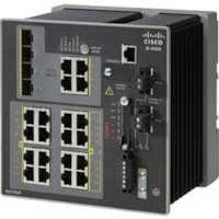 Commutateur Ethernet 4000 IE-4000-16T4G-E 16 Ports Gérable - Fast Ethernet, Gigabit Ethernet - 10/100Base-T, 1000Base-X Cisco - 16 Ports - Gérable - Fast Ethernet, Gigabit Ethernet - 10/100Base-T, 1000Base-X - 3 Couche supportée - Modulaire - 4 Emplacements SFP - Fibre Optique, 