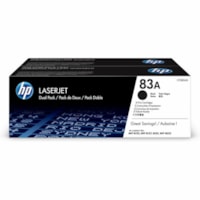 Cartouche toner 83A (CF283AD) D'origine Laser - Pack Dual - Noir - 2 / Carton HP - Laser - 2 / Carton